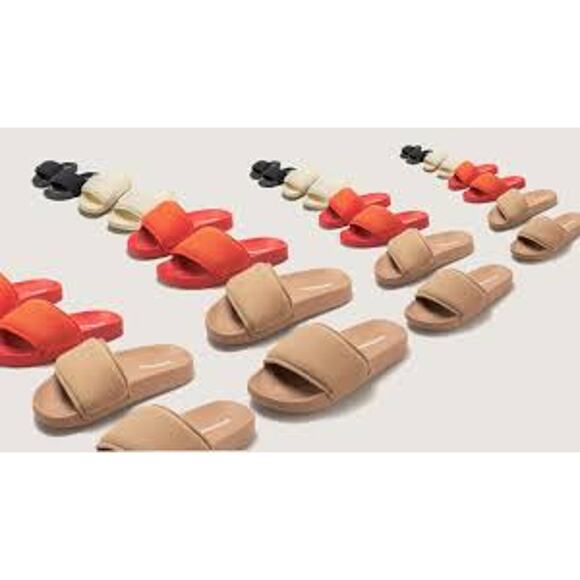 Bamabones Pilo Slide Sandals in Black Size 9 / 10 NEW NWT - Picture 3 of 7